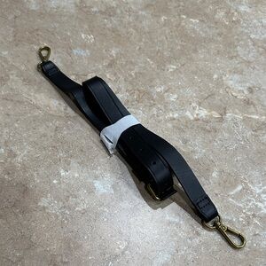NWOT black leather Madewell purse strap
